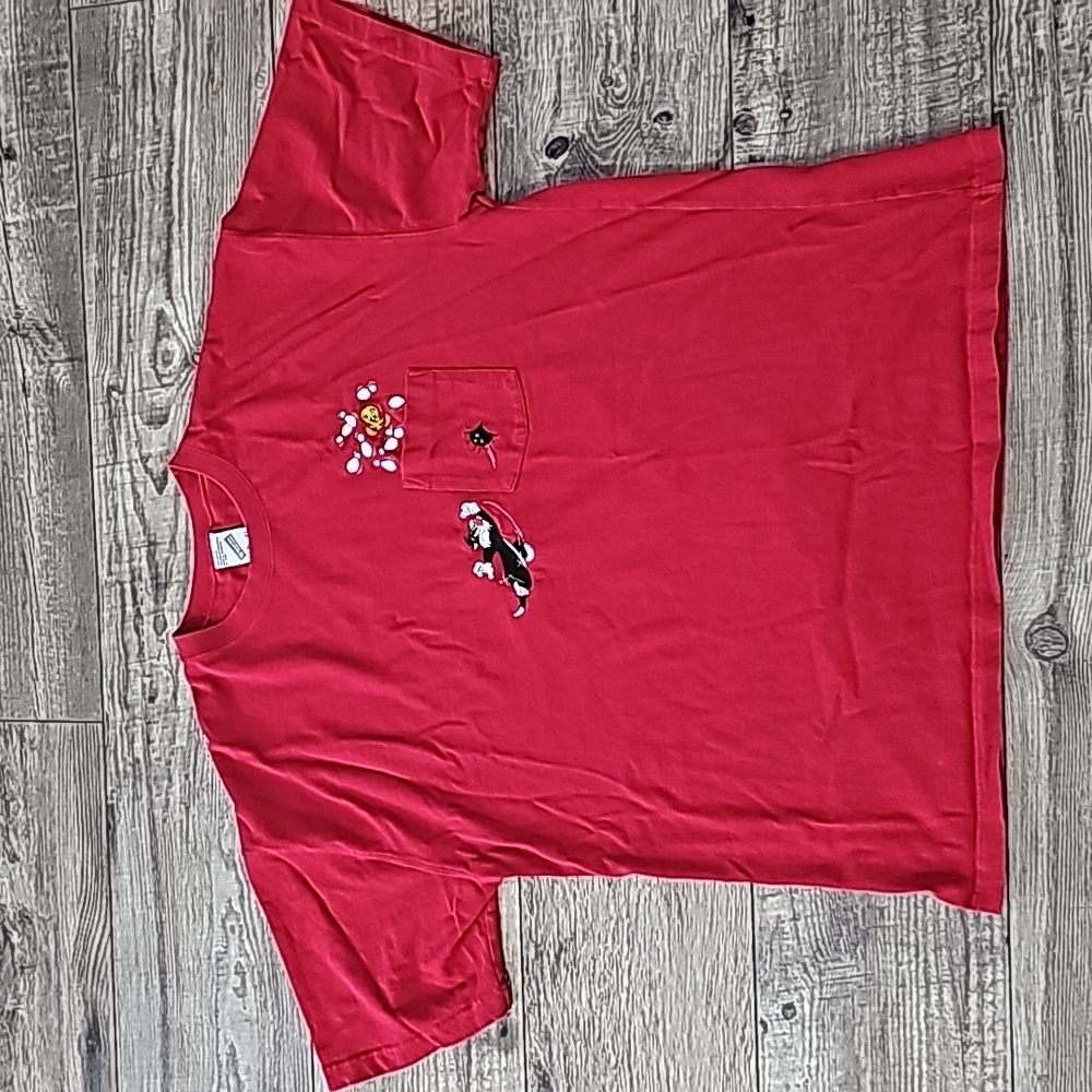 Warner Bros Vintage 90's Slyvester Tweenty Bowling T Shirt